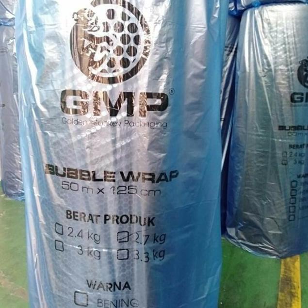 

BUBBLE WRAP GMP PLASTIK BERAT 2,7KG HITAM