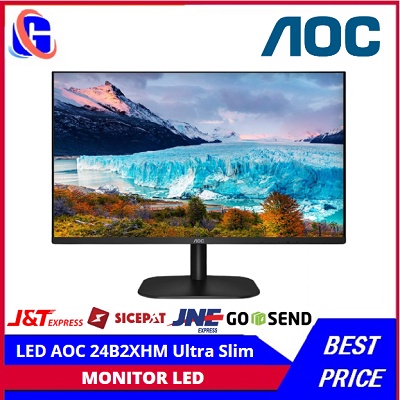 Monitor LED AOC 24B2XHM Ultra Slim LED Monitor (23.8&quot;/VA/6ms/75Hz/FHD)