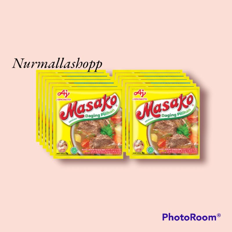 MASAKO® BUMBU KALDU PENYEDAP RASA KEMASAN RENCENG 8,5GRX12