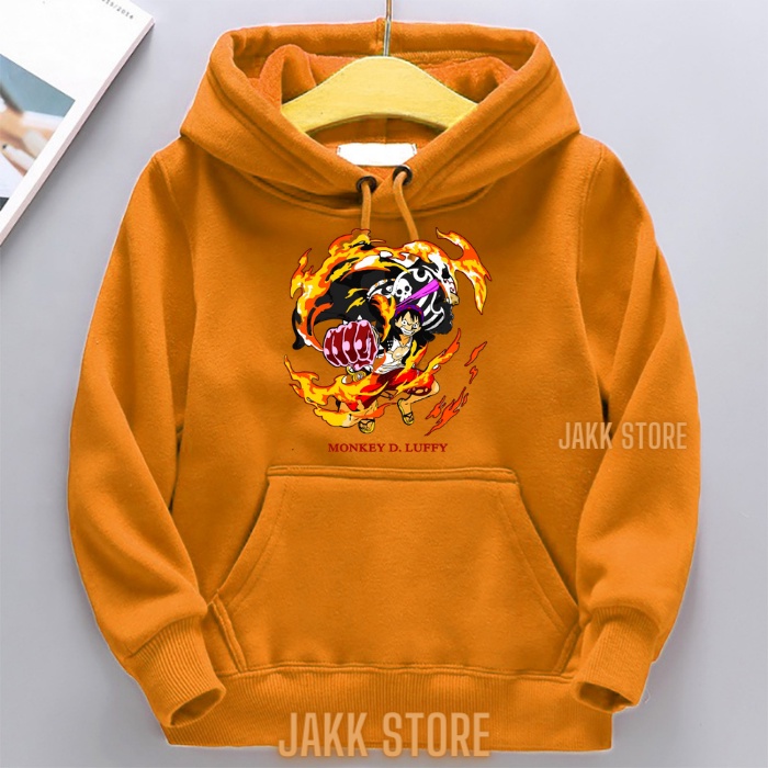 Sweater Hoodie Anak Laki Laki LUFFY ONE PIECE RED Keren/Switer Anak Cowok Umur 2 3 4 5 6 7 8 9 10 11 12 13 Tahun/Sweter Hodie Anak Anak Cowok Terbaru/Suwiter Suiter Anak Laki Laki Hitam Putih