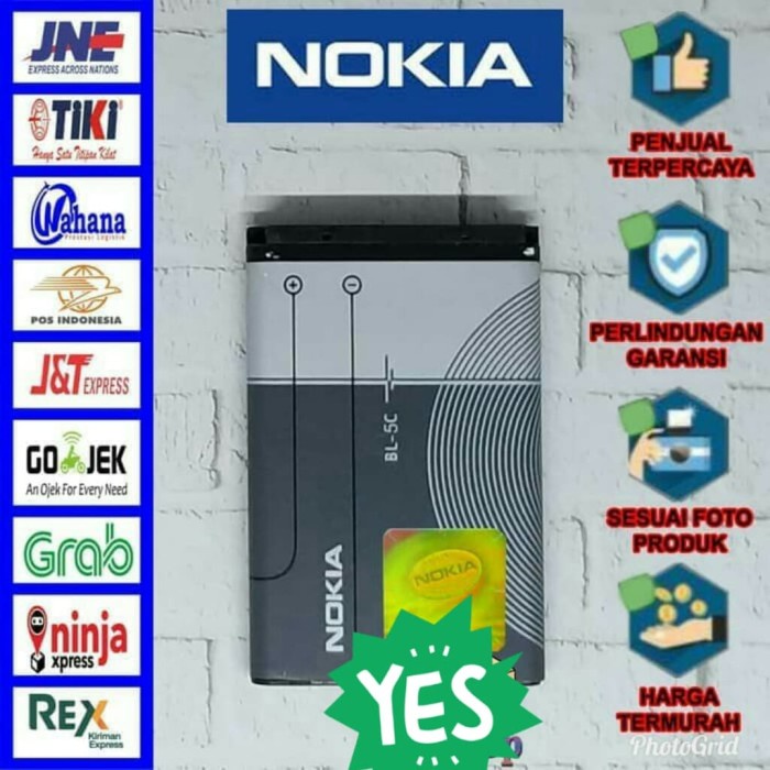 BATERAI NOKIA BL-5C ORIGINAL 100%