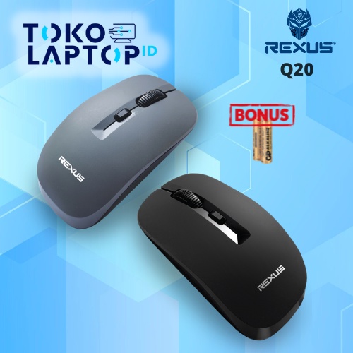 Rexus Q20 Wireless Office Silent Mouse Garansi Resmi