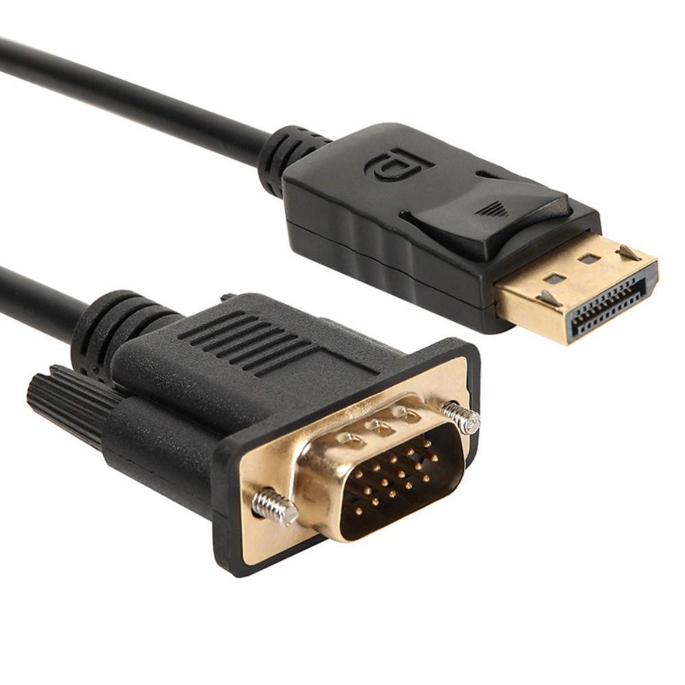 POPULAR Kabel DP to VGA Untuk PC Laptop 1.8m Displayport to VGA Conventer