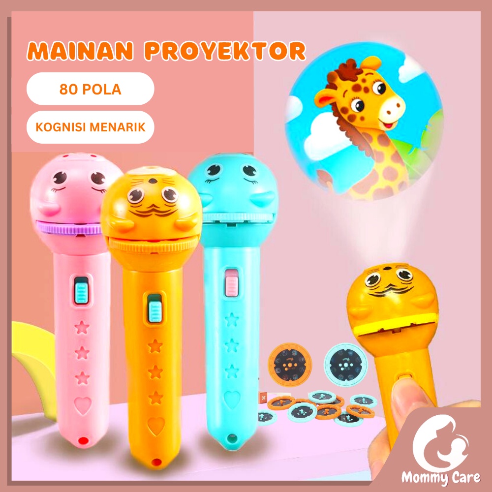 MOMMYCARE MAINAN ANAK SENTER PROYEKTOR FUN FLASHLIGHT MAINAN PROYEKTOR GAMBAR