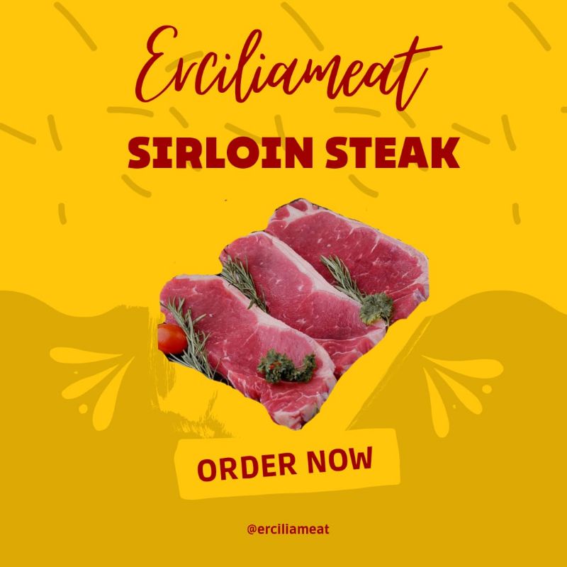 

sirloin steak 500gr