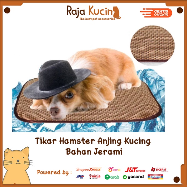 Tikar Hamster Anjing Kucing  Bahan Jerami