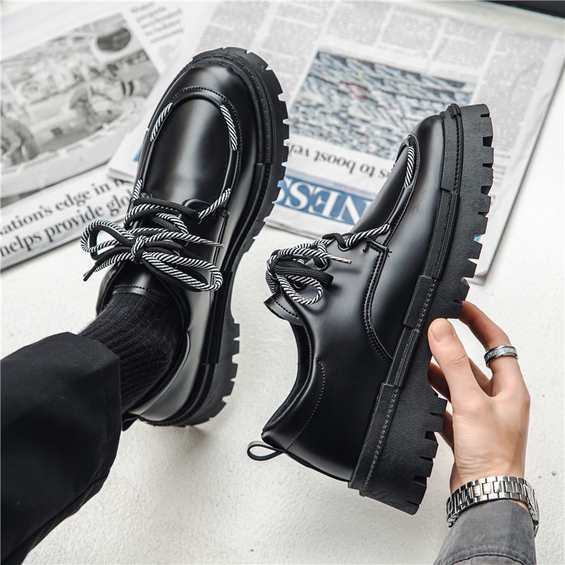 ✅PINKEY P108 Sepatu Wanita Docmart Hitam Sepatu Oxford Wanita Import Premium Quality Terlaris