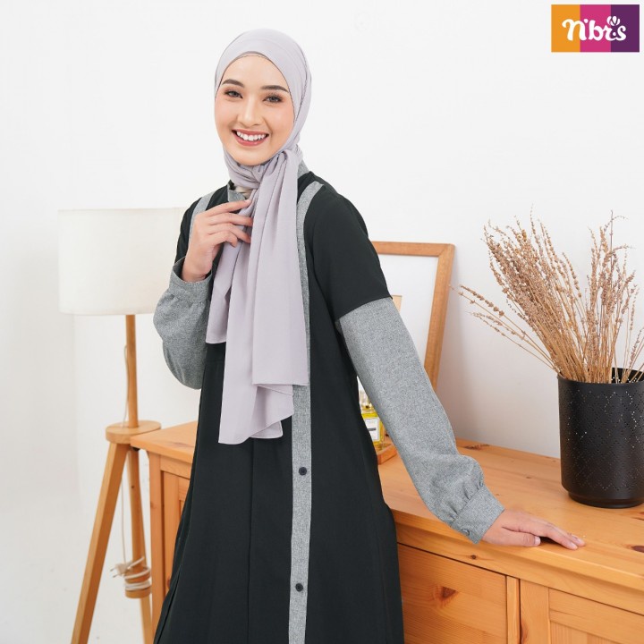 Gamis Nibras Terbaru NB B79 / Gamis Dress Maxy / Fashion Muslim Nibras