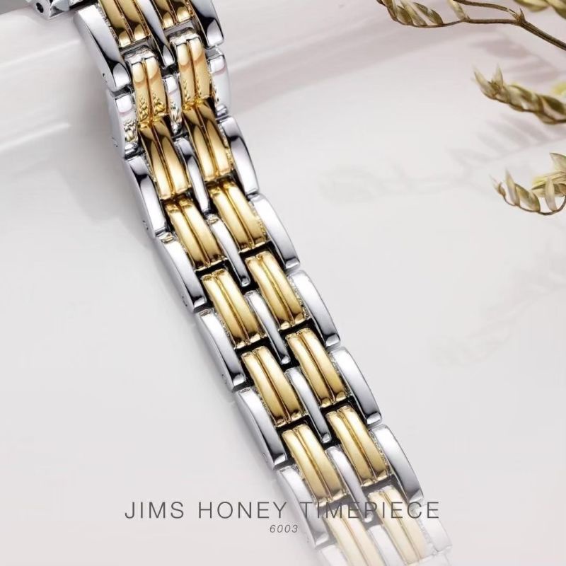 JIMS HONEY 6003 JAM TANGAN COUPLE ANTI AIR (FREE BOX KAYU EXCLUSIVE)