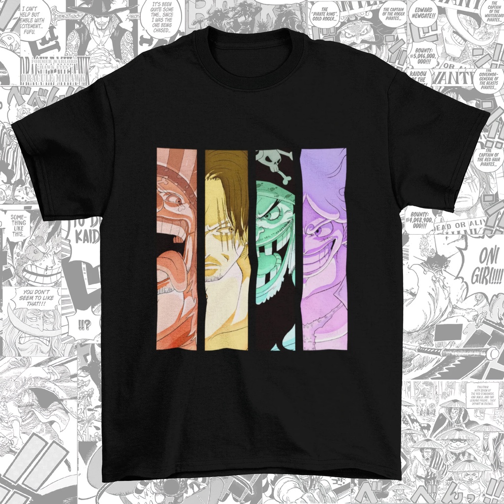 Tshirt One Piece Yonkou Anime Manga Premium Unisex