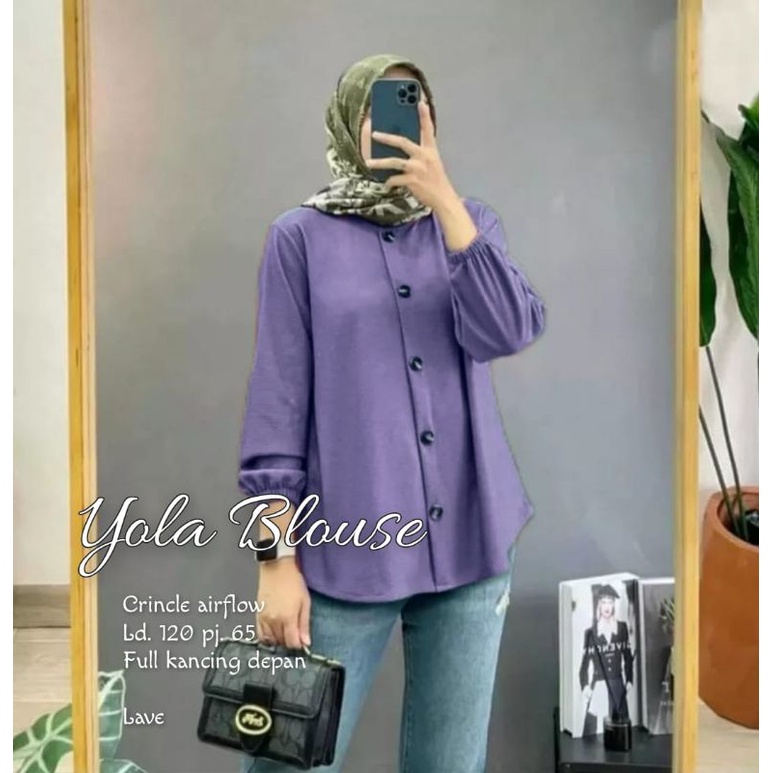 YOLA BLOUSE WANITA TERBARU