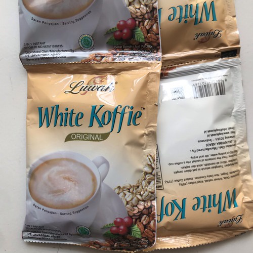 KOPI LUWAK WHITE KOFFIE 1 RENCENG ISI 10 PCS