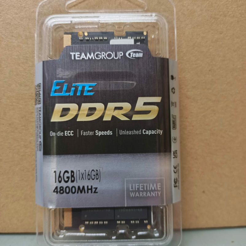 Ram Team Elite Sodimm DDR5 16GB 4800Mhz PC5 38400