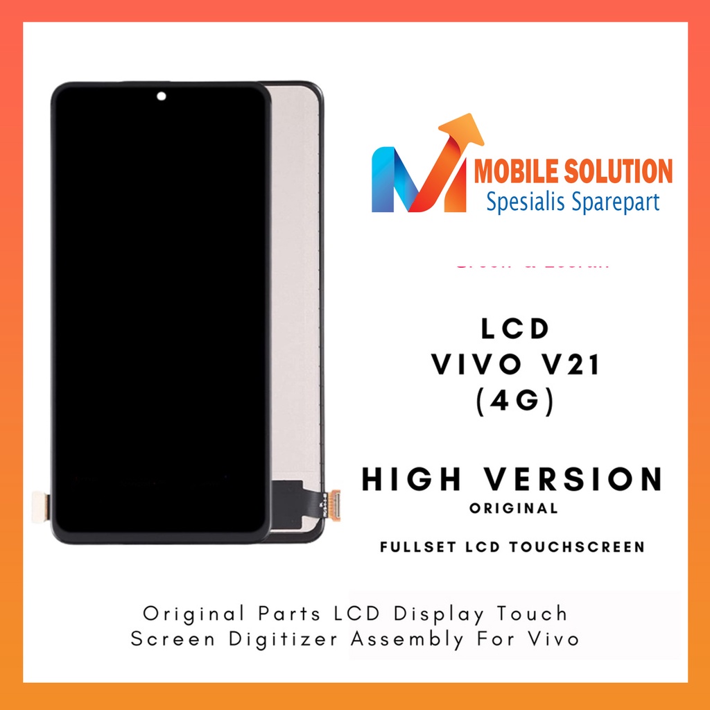 Grosir LCD Vivo V21 4G ORIGINAL 100% Fullset Touchscreen Garansi 1 Bulan + Packing / Bubbel