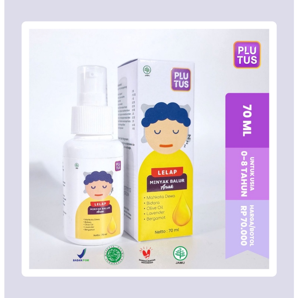 PLUTUS Bapil Dan Lelap Free Madu Saga Cair Untuk Anak Minyak Telon Plus