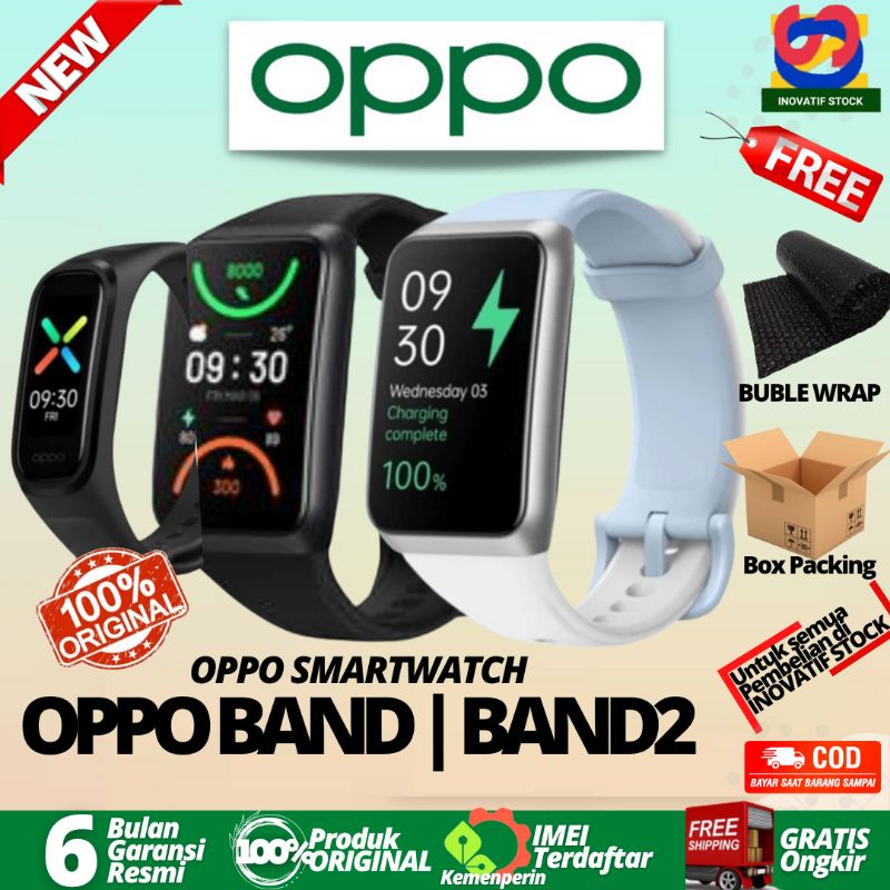 Jual OPPO WATCH BAND BAND2 AMOLED Display Heart Rate Monitoring
