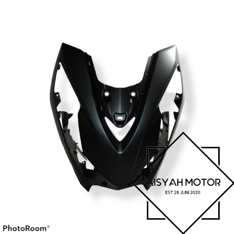 Cover Dasi Tameng Honda Beat FI Deluxe Warna Hitam Doff Tahun 2020