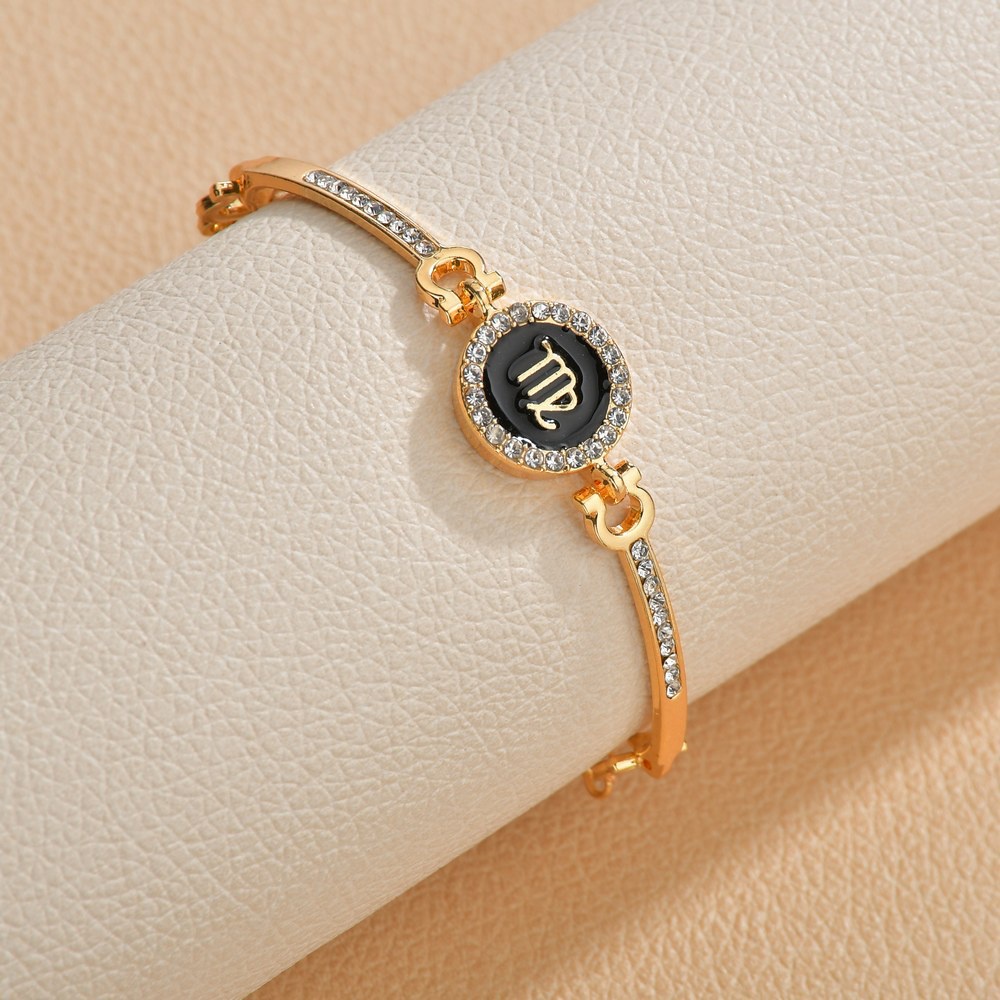 Hello 2022 Gelang Tangan Rantai Aksen 12 Rasi Bintang Ala Korea Untuk Wanita