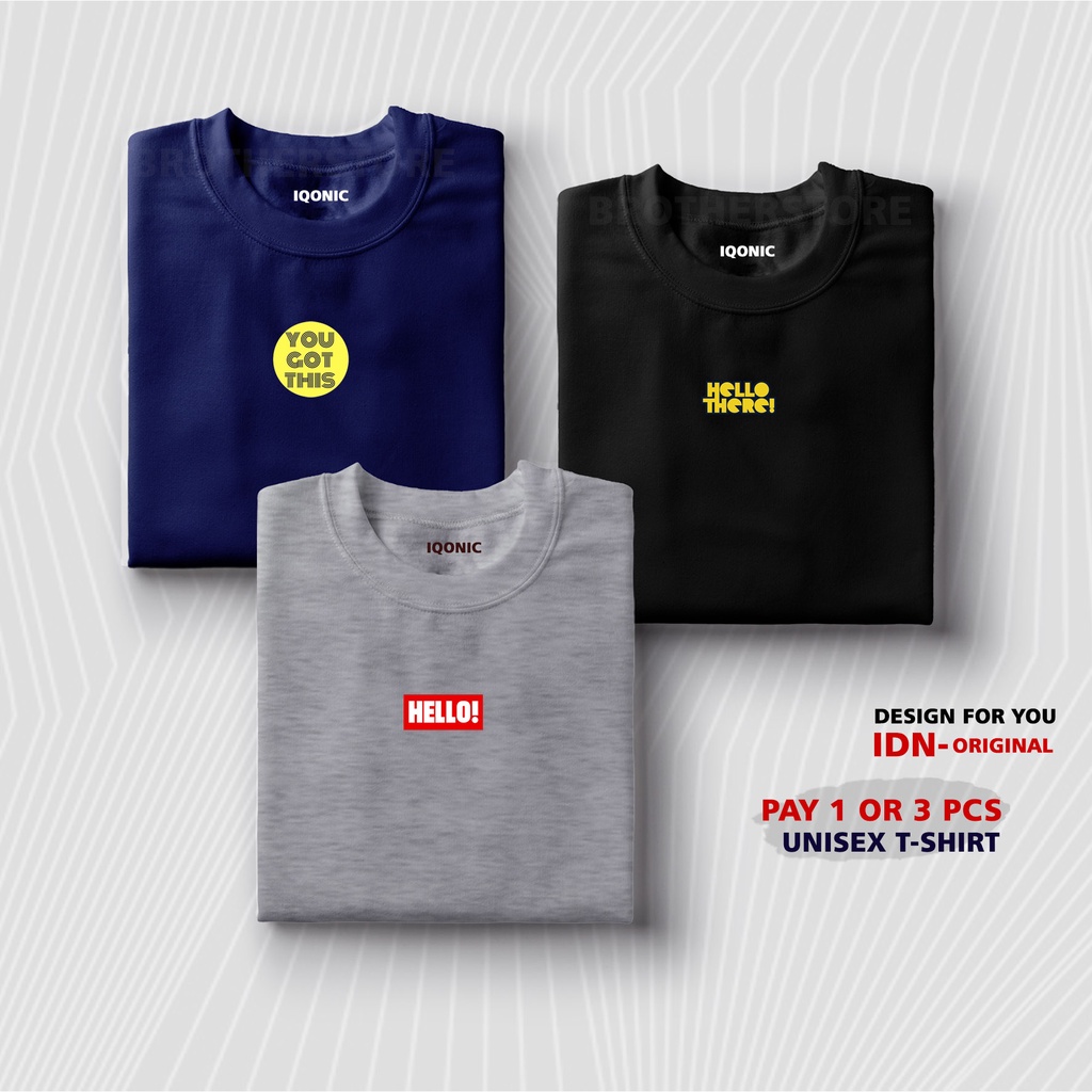 BUY 1 OR 3 PCS ( PROMO COD ) BROTHER STORE / Kaos Distro100% Catoon Combed 24s Tebal / ArticelCELLO