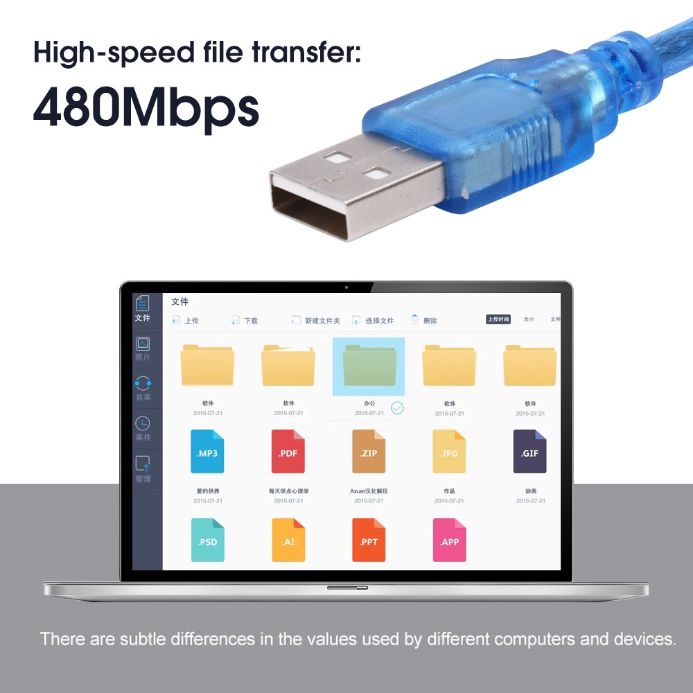 Actual【COD】KABEL USB 2.0 MALE FEMALE 1.5M / PERPANJANGAN USB / USB EXTENDER EXTENTION