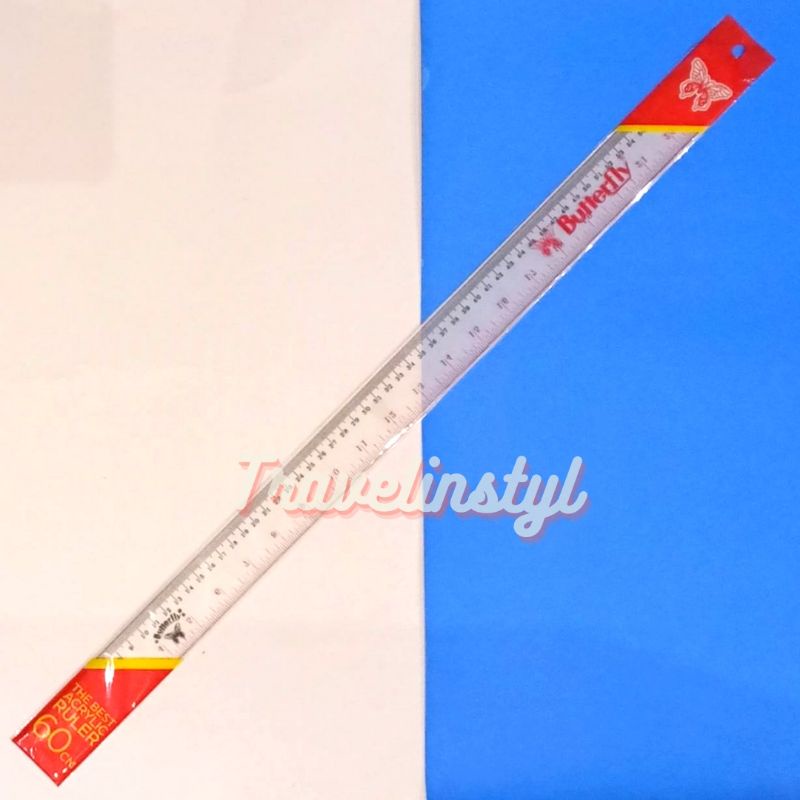 

Penggaris Mika Butterfly 60 cm