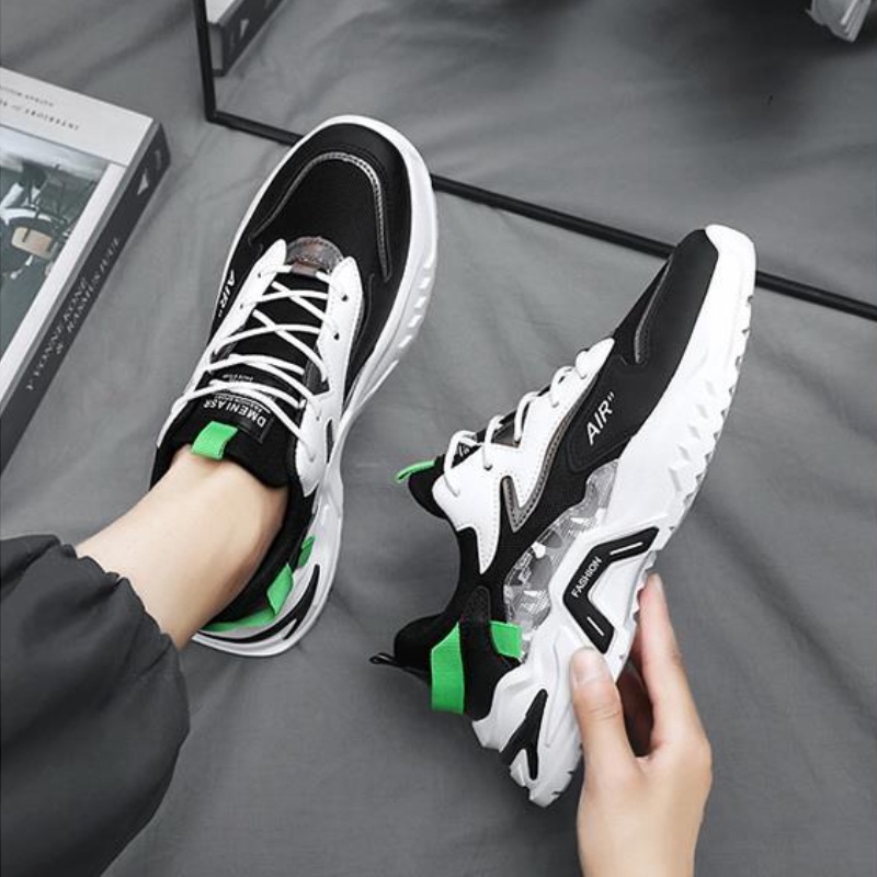 RYX - Volver Bright Sepatu Sneakers Tali Pria Fashion Casual / Olahraga (NO BOX) - Ori Import