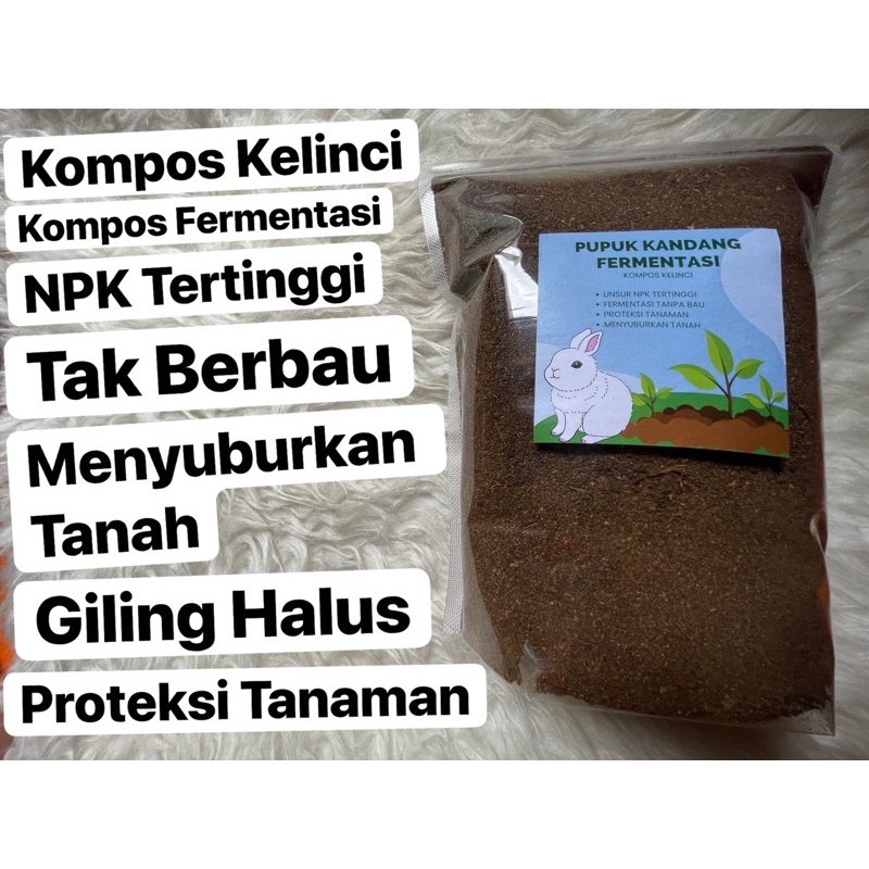 Jual Pupuk Kandang Kotoran Kelinci Kering Pupuk Alami Kohe Kotoran