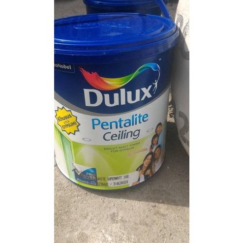 Cat Dulux Pentalite Ceiling Putih (5 Kg)