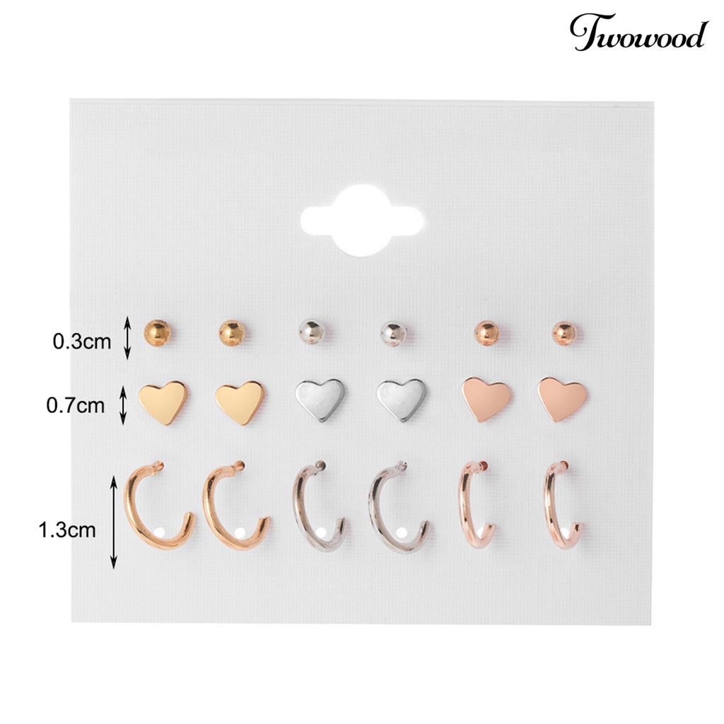 1 Set Anting Drop Bahan Alloy Tahan Korosi Alergi Efek Visual Berkilau Untuk Wanita