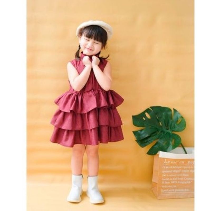 Dress Anak Hyouna Korean Style 2-4 tahun