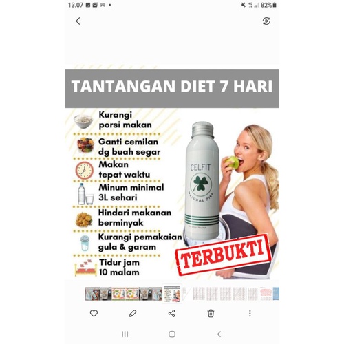 Celfit Natural Diet Herbal Pelangsing Alami 7 hari turun 2-3kg BPOM&amp; HALAL 100%