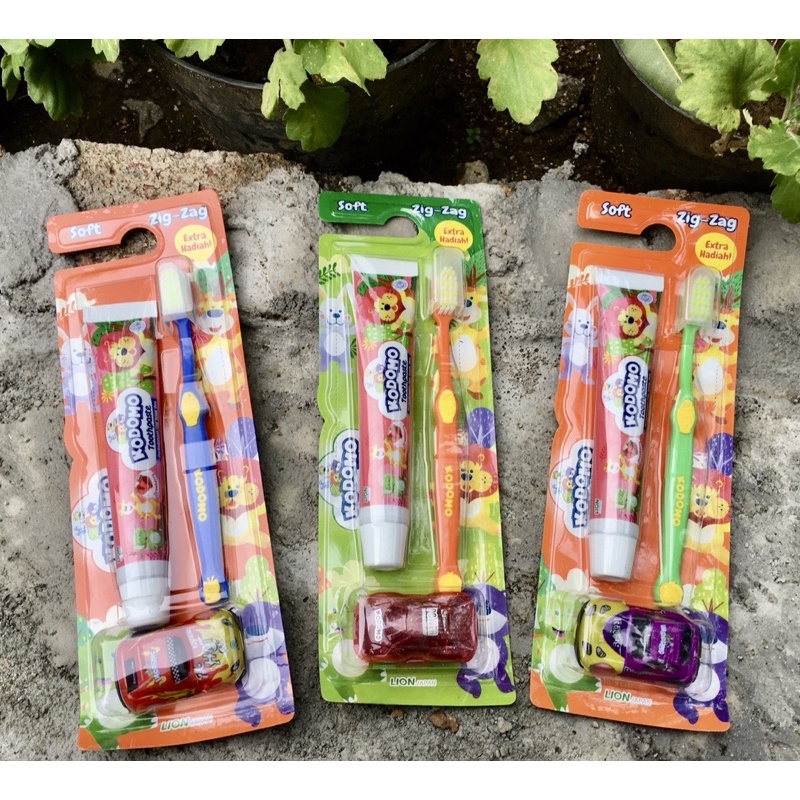 Set Kodomo Sikat & Pasta Gigi Anak Murah