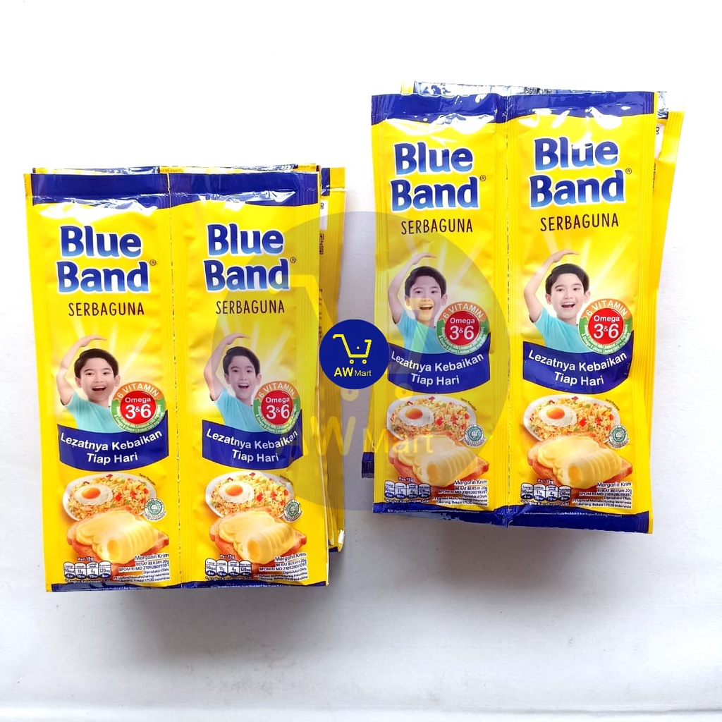 MENTEGA BLUE BAND SERBAGUNA RENCENG ( ISI 6 SACHET X 15 GRAM ) - BLUEBAND RENCENG