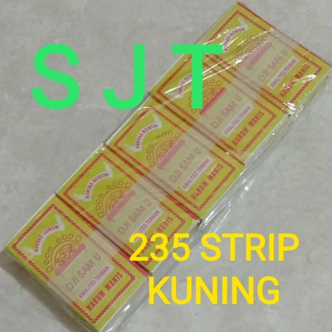 

JUAL Kertas 235DjiiSaamUStripKuning 1slop