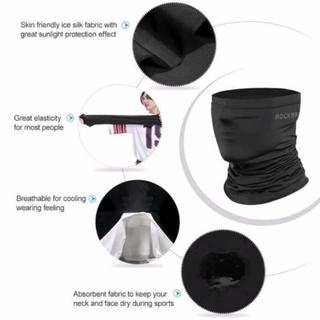 Masker Ninja Full Face Balaclava Spandex Hitam Polos Motor Helm