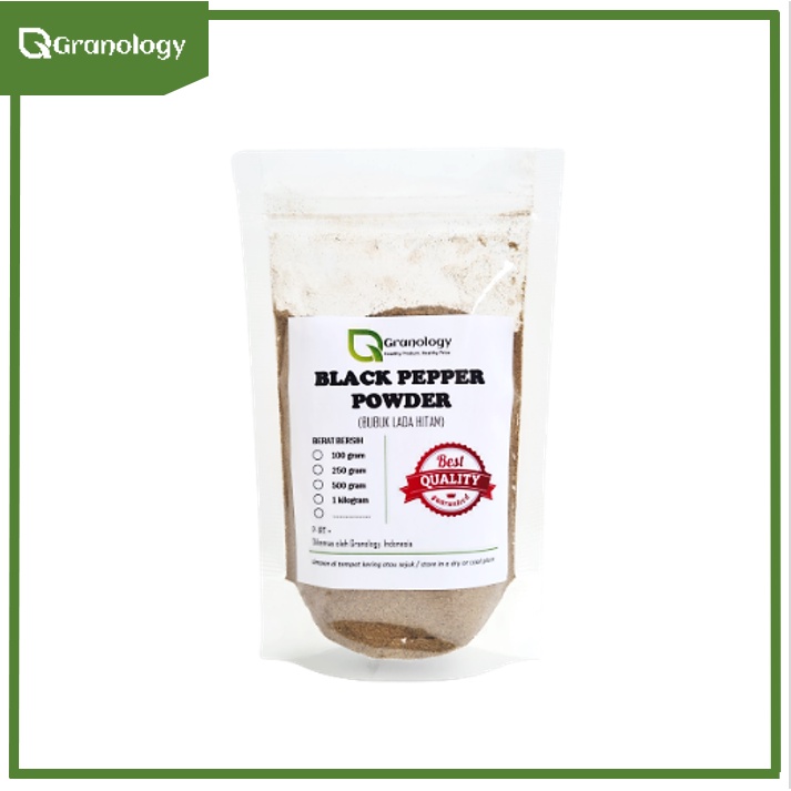 Lada Hitam Bubuk / Black Pepper Powder (100 gram) by Granology