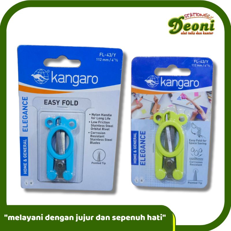 

Kangaro Gunting Lipat FL-43 Home & General 112mm x 4.5inch