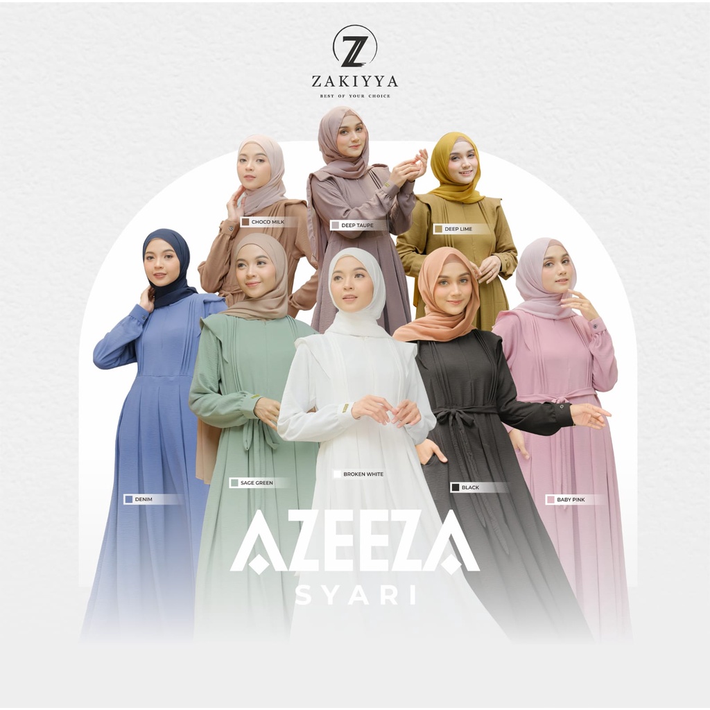 TERBARU GAMIS AZEEZA SYARI BY ZAKIYYA