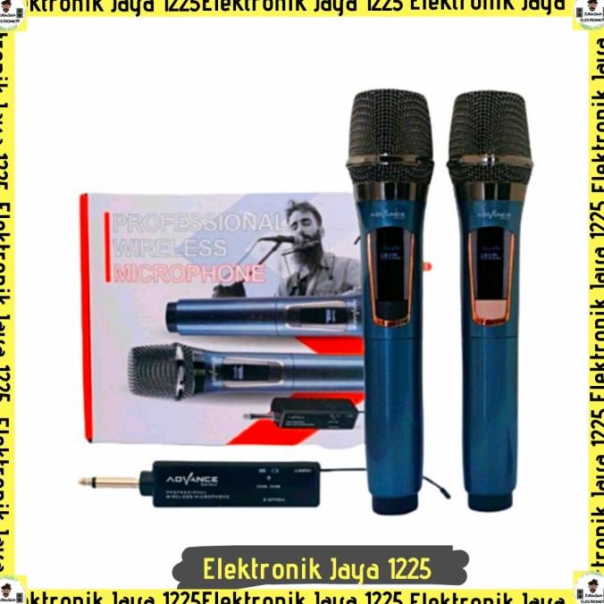 mic wireless double advance 301 microphone advance 301