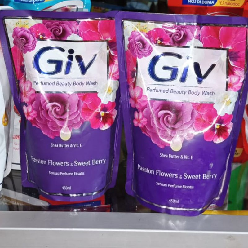 Jual Giv White Ml Body Wash Passion Flower Sweet Berry Sabun Mandi