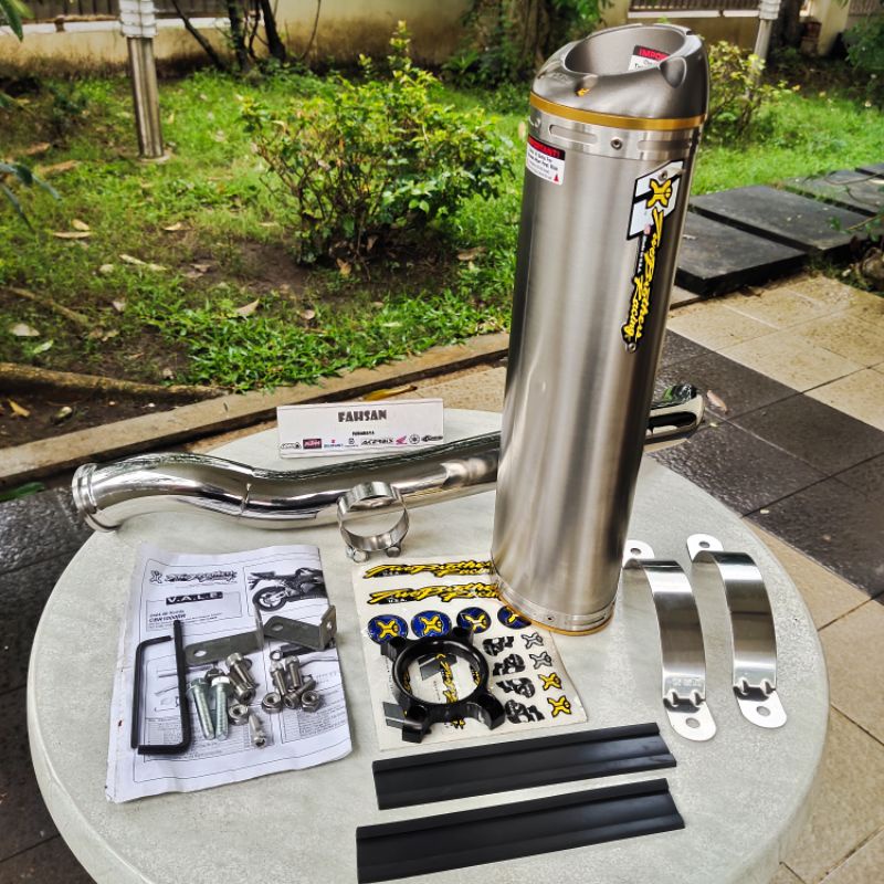 Silencer Two Brothers Original USA knalpot slip on magnesium two bros ninja cbr 150 250 500 600 1000