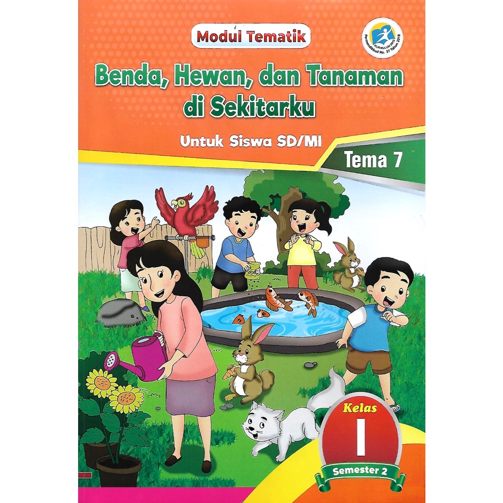 Buku LKS Tematik Tema 7 kelas 1 SD/MI semester 2 kurikulum 2013.