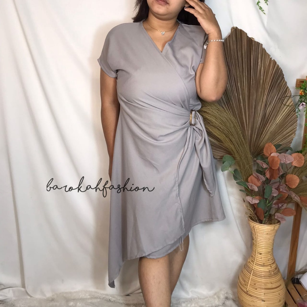 DRESS ANNABETH/DRESS WANITA/DRESS BAHAN KATUN CREPE