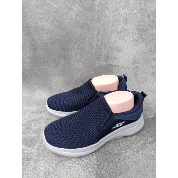 Skechers Arch Fit Slip On Sepatu Pria Go Walk Selop Jalan Tanpa Tali 5888