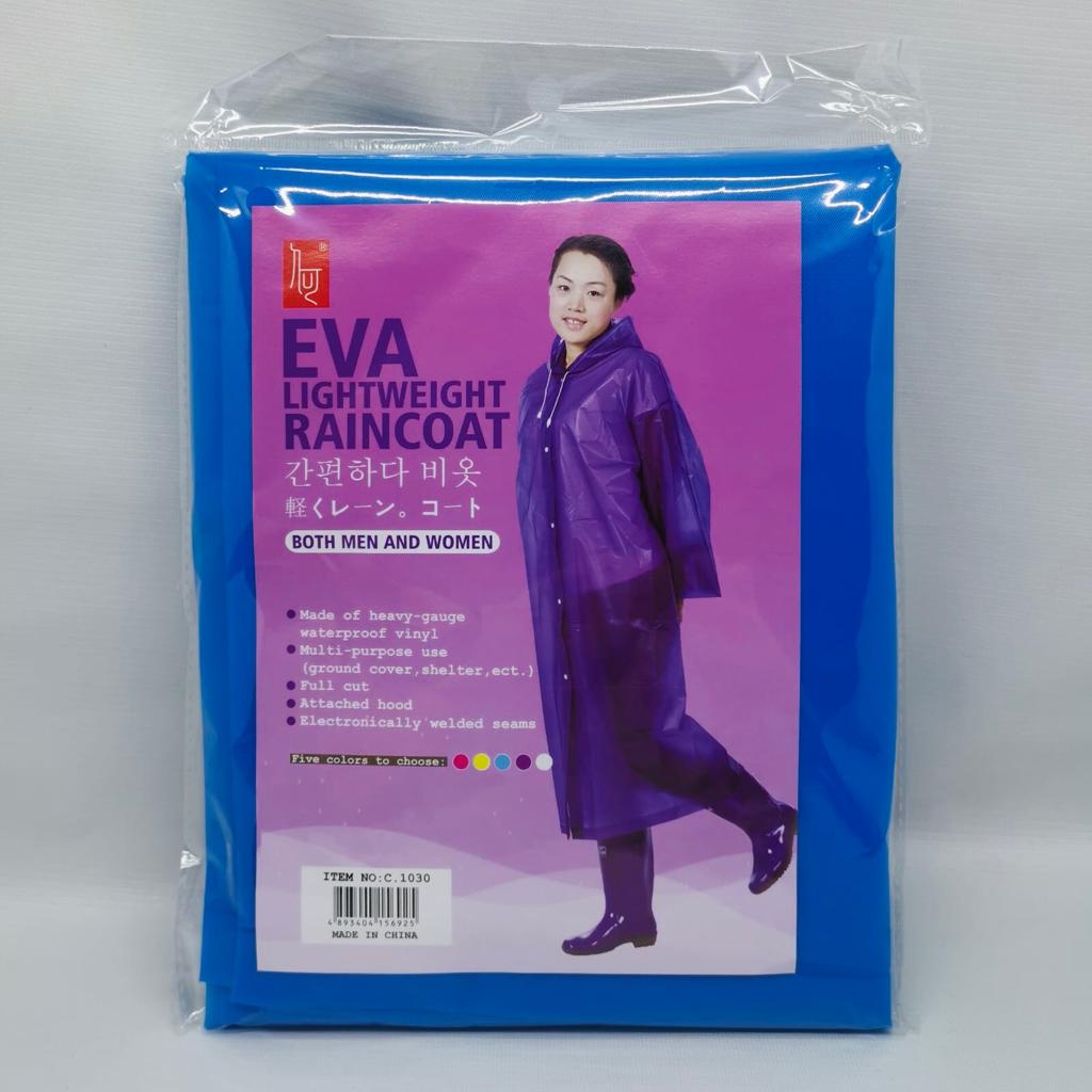 Jas hujan Eva lightweight Elastis Raincoat Dewasa