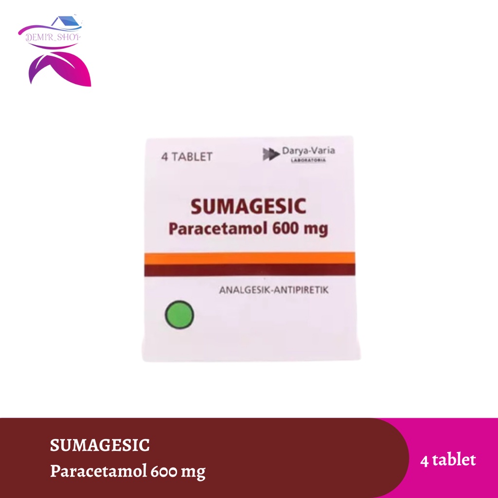 Sumagesic Paracetamol 600 mg - Strip