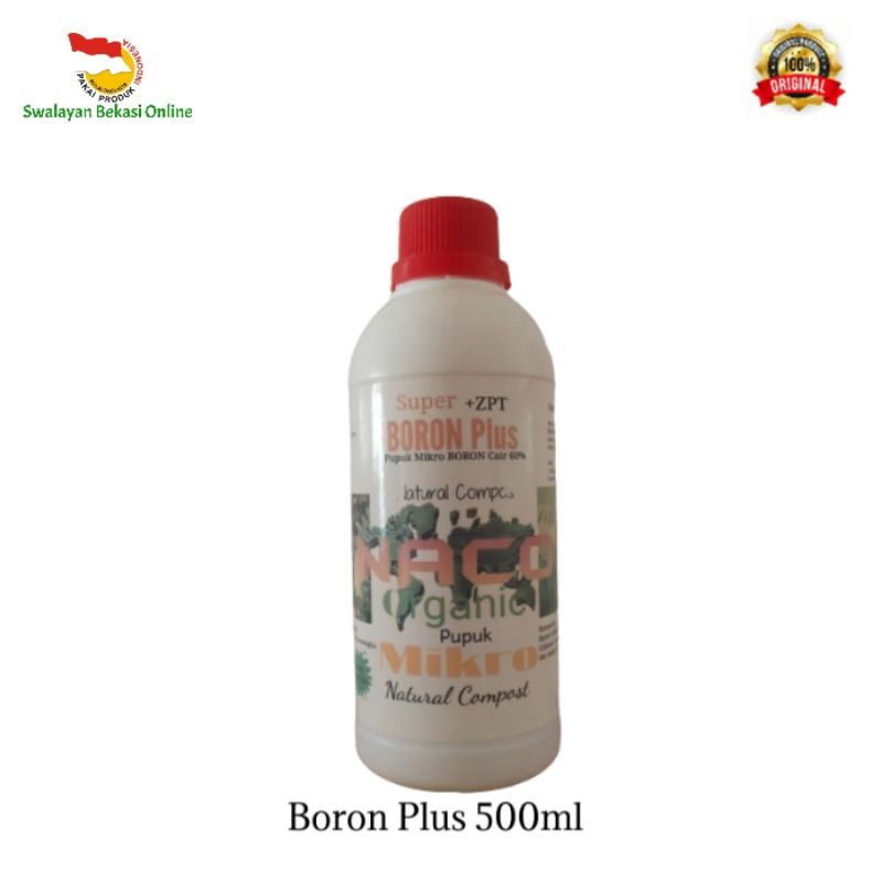 Pupuk Boron Plus/Boron Murni 60%/Boron Cair/Pupuk Mikro Boron Cair/Boron Cair Plus 500ml/Boron Plus