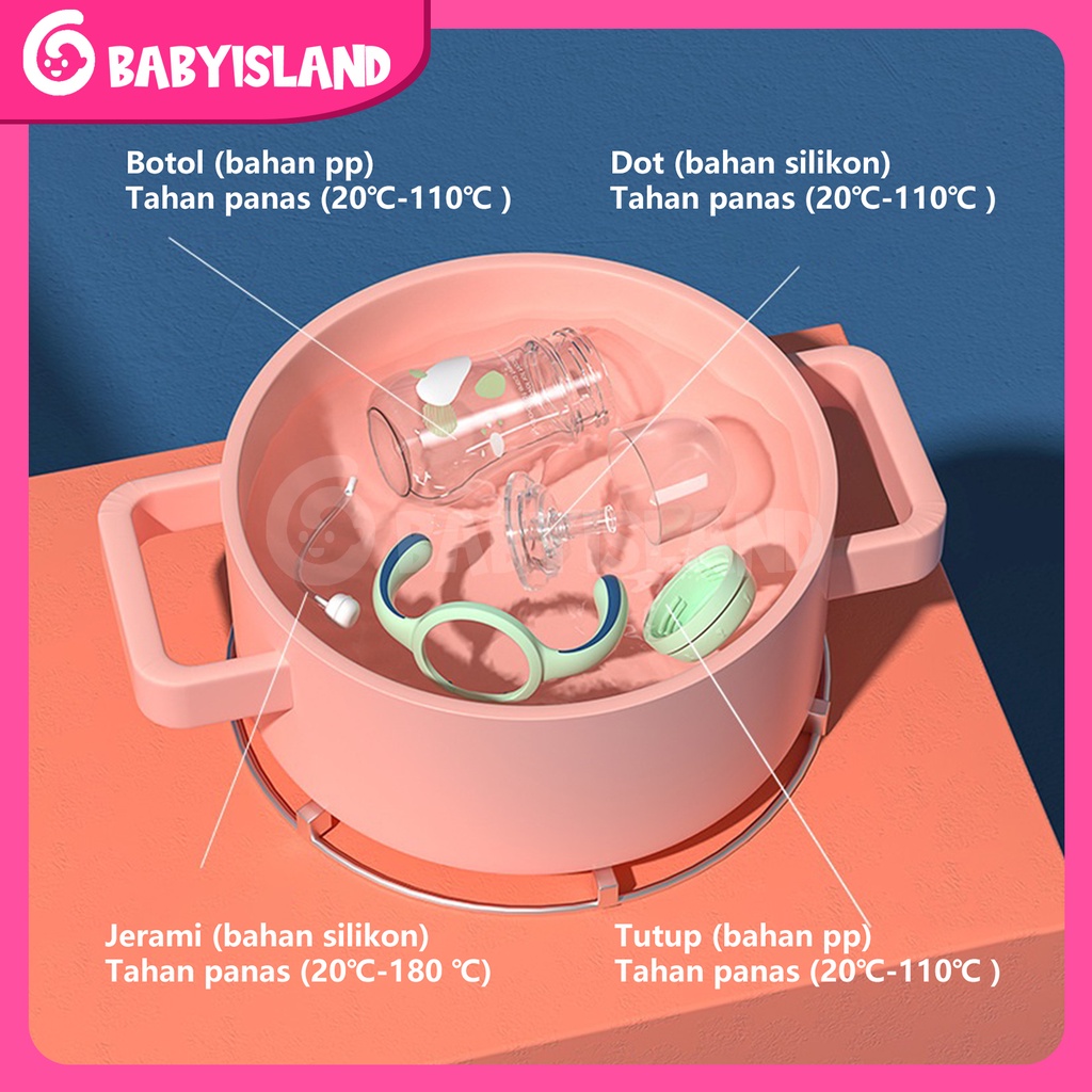 1 cangkir 3 kegunaan Botol Susu Bayi Botol Perawatan Air Cangkir Pelatihan Sippy Cup Untuk Anak-anak Bayi (0-2tahun)