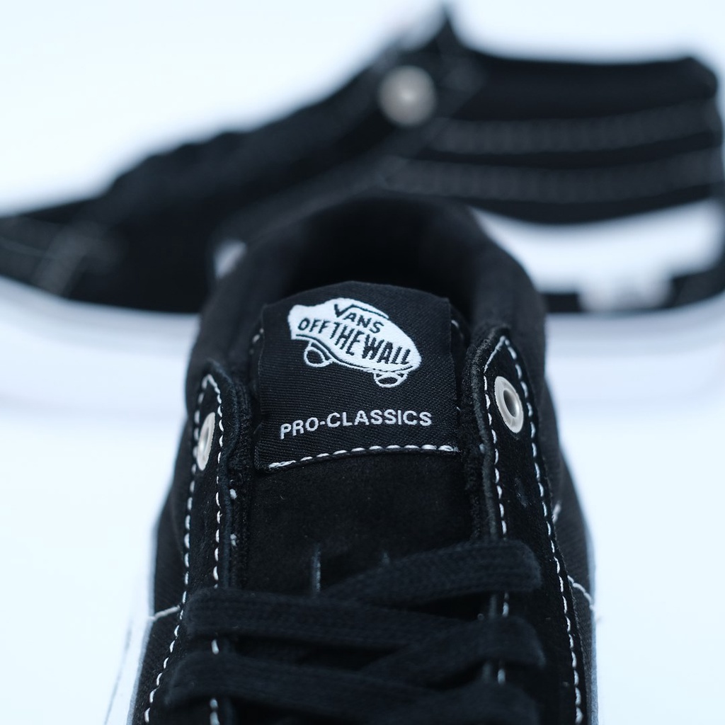 SALE DISKON! VANS PRO SK8-MID BLACK/WHITE 100% ORIGINAL BNIB