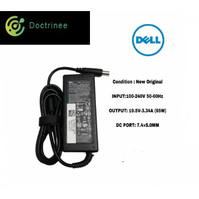 Charger adaptor 19v 3.34a Dc 7.4x5.0mm Pin jarum 65w pa-12 pa12 for laptop dell inspiron 11 13 14 15 17 latitude vostro - Adapter
